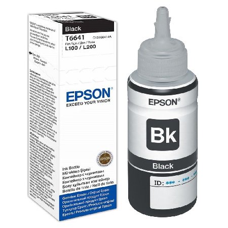 Epson T6641 Black Ink Bottle(C13T664100)