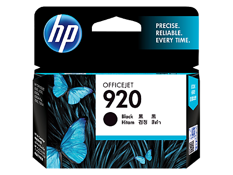HP 920 Black Ink Cartridge (CD971AA)