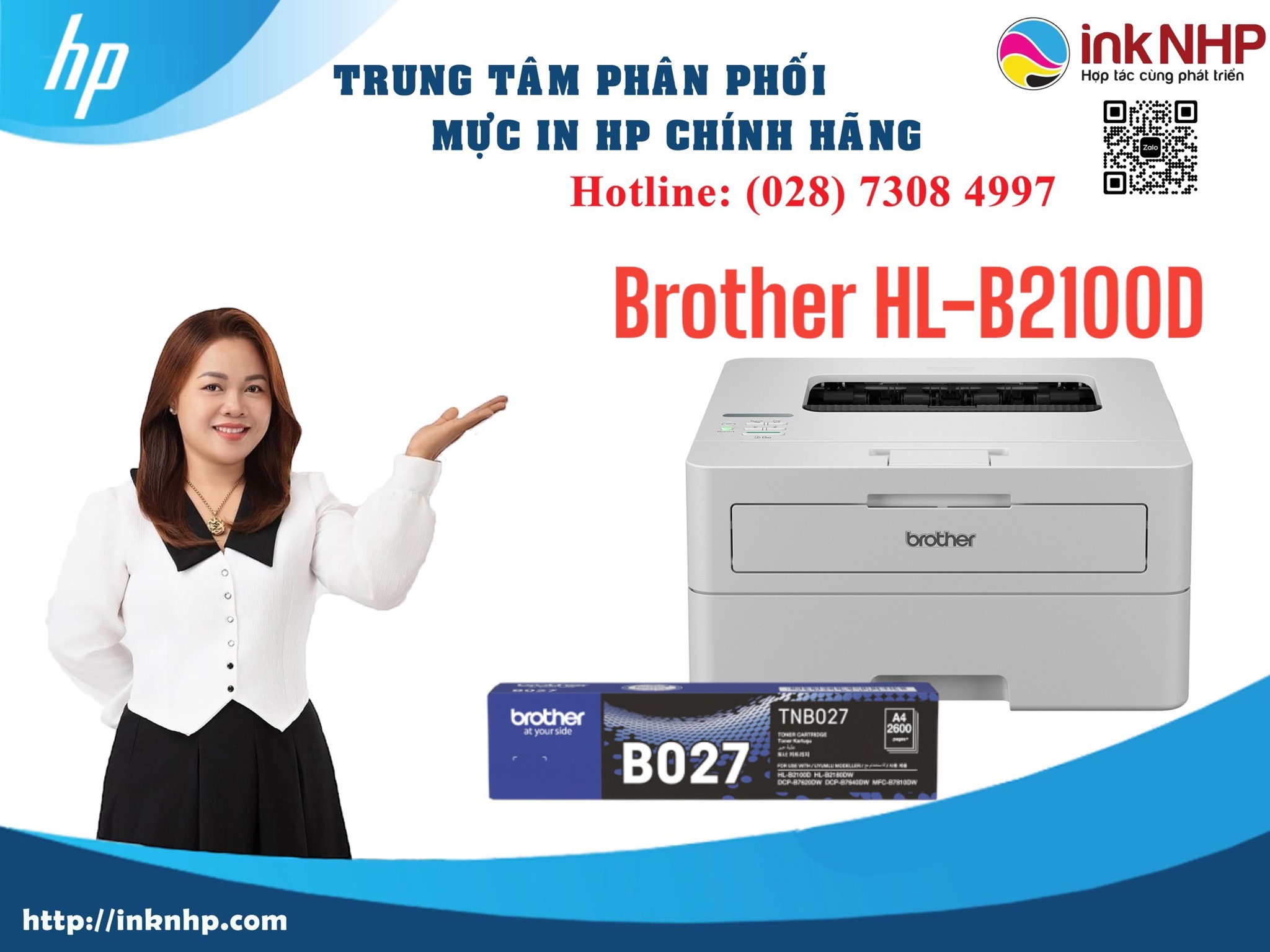 Cách sử dụng máy in Brother HL-B2100D